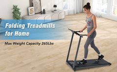 NEW Folding Treadmills Walking Pad Treadmill for Home Office -2.5HP Walking Treadmill With Incline Bluetooth Speaker by V.I.P Digital Presence