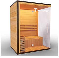 3 Person Home Steam Sauna Traditional 7 by: Modern Reform