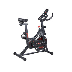 Indoor exercise upright bike by FLIPSTYLEZLLC with a sleek design, digital display, and comfortable seat for home cardio workouts.