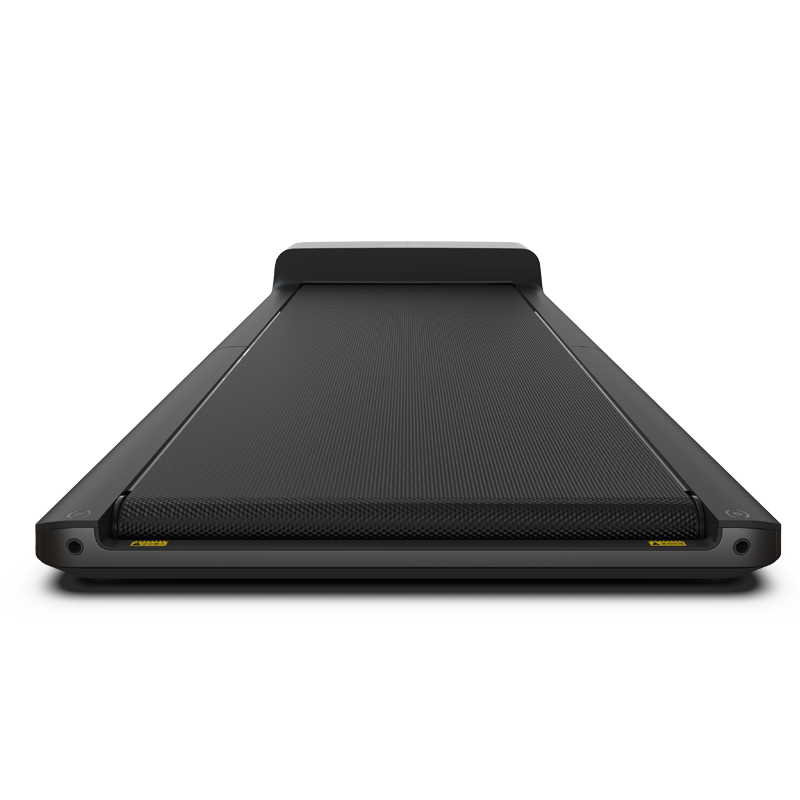 Foldable KingSmith WalkingPad A1 Pro treadmill for under desk use, featuring a sleek design and compact size for easy storage.