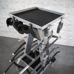 Accessory Rack - Muscle D Fitness - Sturdy Cable Attachment Storage (Rack Only)