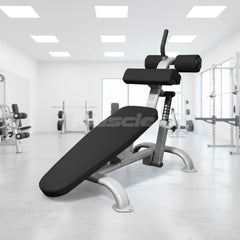 Adjustable Decline Bench by Muscle D Fitness | Commercial Core & Pressing Bench