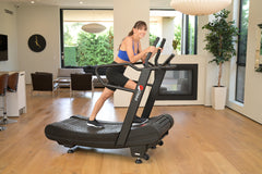 Pro 6 Arcadia Air Runner non-motorized treadmill with a sleek running surface and sturdy frame for home exercise.