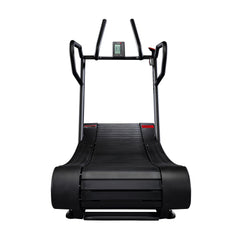 Pro 6 Arcadia Air Runner non-motorized treadmill showing a sleek design with a running surface and adjustable handles.