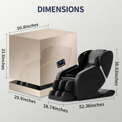 Full body deep tissue massage chair (black) by V.I.P Digital Presence