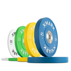 Commercial Premium Virgin Rubber Color Bumper Plates (LB) by XMARK