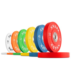 Commercial Premium Virgin Rubber Color Bumper Plates (LB) by XMARK