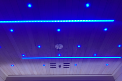 Zoppinh Blisspod Bergen full spectrum indoor sauna for two people, featuring modern design and glass panels for home wellness.