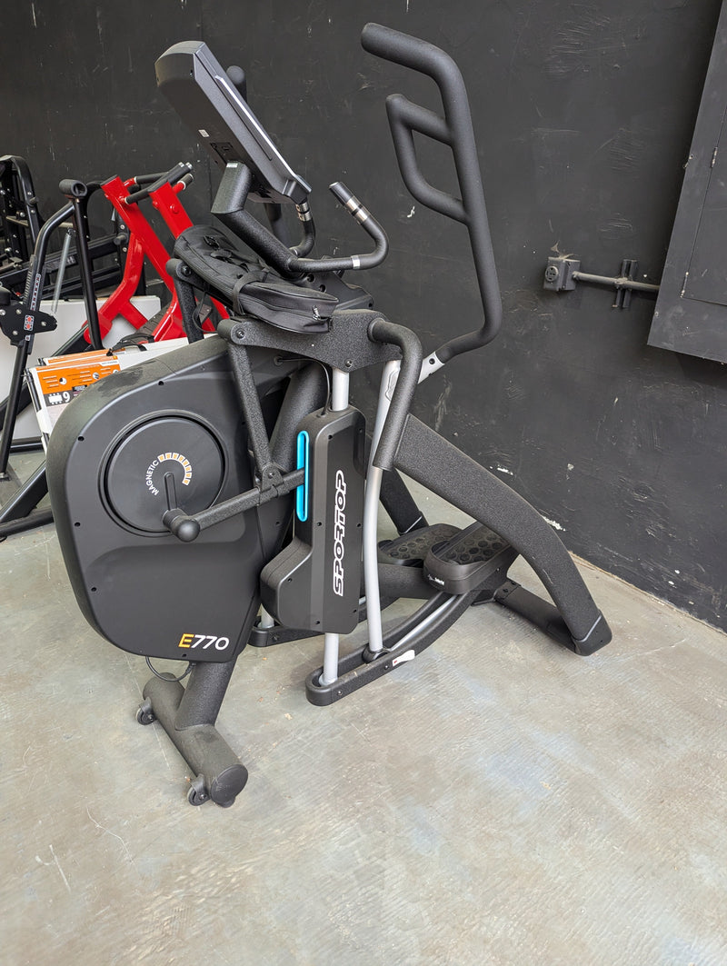 Muscle D Fitness Sweet elliptical cross trainer with digital display and adjustable resistance for cardio workouts