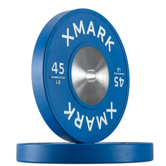 COMPETITION-320S Premium Bumper Plates (LB), Pairs and Sets by XMARK