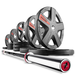 Texas Star Olympic Weight Plates and Olympic Barbell Sets by XMARK