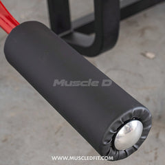 Muscle D Fitness Classic V2 Selectorized Prone Leg Curl machine for targeted hamstring exercises in commercial gyms.