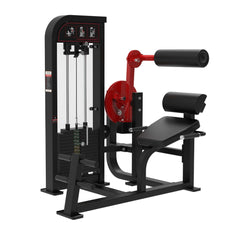 Muscle D Fitness Classic V2 selectorized back and ab combo machine with dual function for core workouts and strength training.