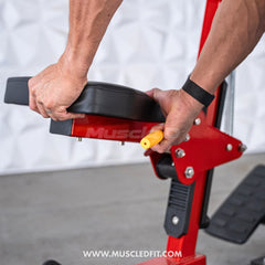 Muscle D Fitness Classic V2 Selectorized Seated Row Machine with multi-grip handles for full back and arm workouts.