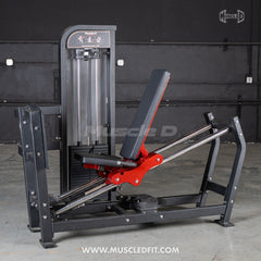 Muscle D Fitness Classic V2 Selectorized Leg Press machine with 300lb weight stack for commercial gym use