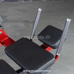 Muscle D Fitness Classic V2 Selectorized Abdominal Crunch Machine for core workouts in commercial gym settings