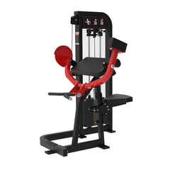 Muscle D Fitness Classic V2 Selectorized Biceps Curl machine with 150lb weight stack for strength training.