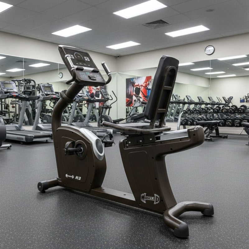 Commercial Recumbent Bike by Muscle D Fitness