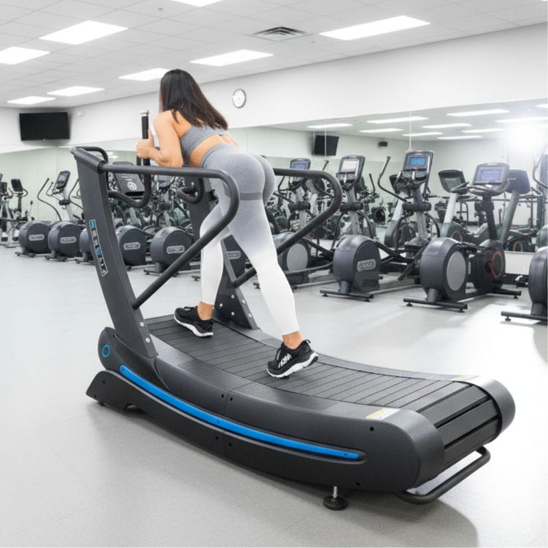 Commercial Self Powered Curve Treadmill by Muscle D Fitness