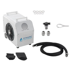 Golden Designs Inc. DCT-SV-08DO3 cold plunge with inflatable round design for dynamic cold therapy, shown filled and ready for use.