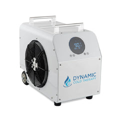 Dynamic Cold Therapy Inflatable Round Cold Plunge by Golden Designs Inc., showing the icy cold water and inflatable structure.