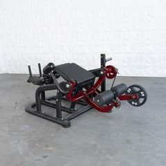 Pro Strength Prone Leg Curl - Muscle D Fitness - Adjustable Plate Loaded Hamstring Machine