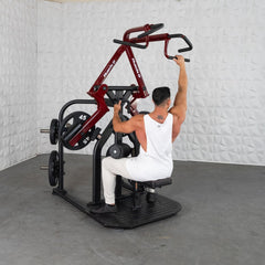 Pro Strength Rotary Lat Pull-Down - Muscle D Fitness - Premium - Adjustable - Plate Loaded - Lat Training