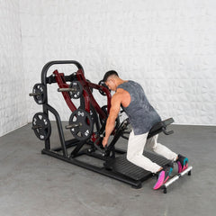Muscle D Fitness Pro Strength Dynamic Row | Plate-Loaded Back Machine
