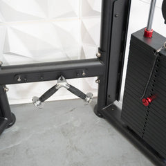 Muscle D Fitness 88" Dual Adjustable Pulley – Compact Cable Machine