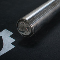 7' Stainless Steel Olympic Bar - Bushing by Muscle D Fitness
