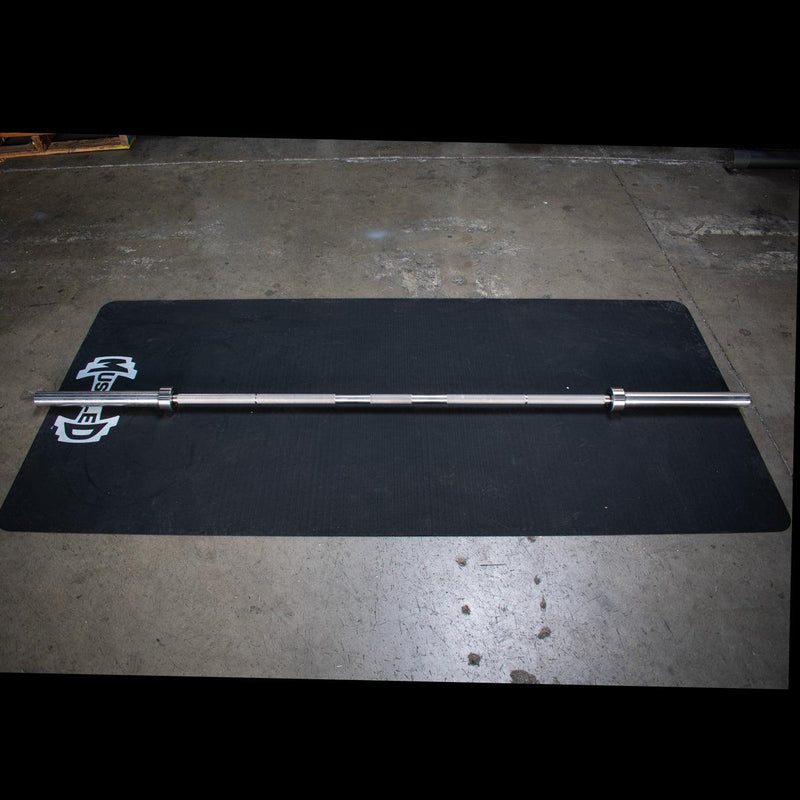 7' Stainless Steel Olympic Bar - Bushing by Muscle D Fitness