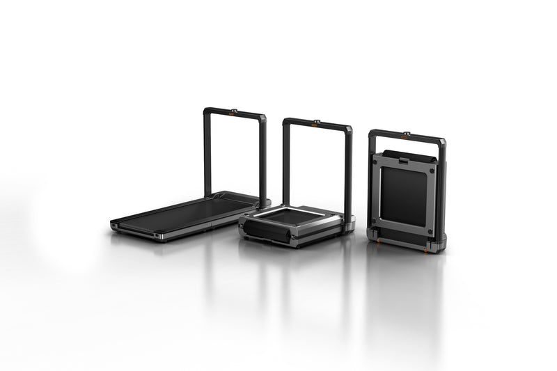 Walkingpad X25+ Kingsmith treadmill close-up view showing the textured running surface and sleek design.