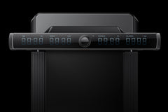 Walkingpad X25+ Kingsmith treadmill showing a close-up of the control panel and running surface for home fitness.