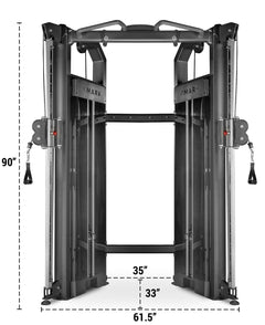 FT-9040 Functional Trainer With Dual 230 lb Weight Stacks by XMARK