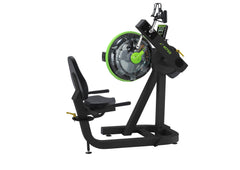 Dynamic Fluid Fitness M750 Fluid Cycle XT rowing machine with adjustable resistance and digital display, black and silver design.
