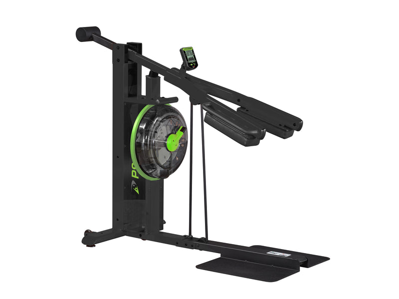 Dynamic Fluid Fitness P918 Fluid Strength rowing machine with adjustable resistance and ergonomic seat for full-body workout.