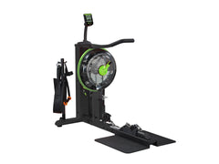 Dynamic Fluid Fitness P928 rowing machine with digital display and adjustable resistance for full-body workout.