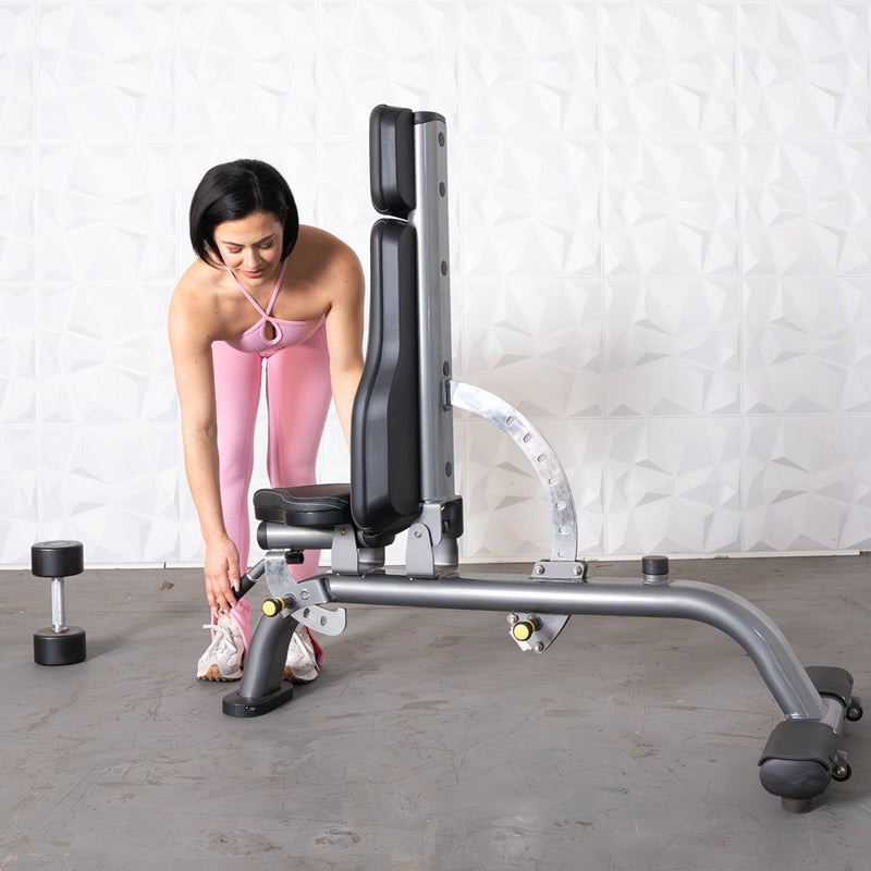 Elite Plus Adjustable Bench by Muscle D Fitness