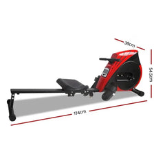 Everfit 4-level rowing exercise machine by Trustymall with adjustable resistance settings and a compact design for home workouts.