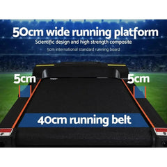 TMILL-TITAN40-8000-BK Everfit Electric Treadmill Incline Home Gym Exercise Machine Fitness by Trustymall