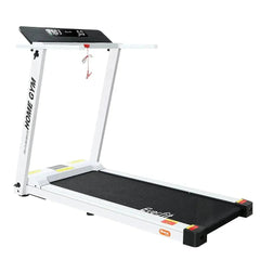 White Everfit electric foldable treadmill from Trustymall for home gym exercise and fitness workouts.
