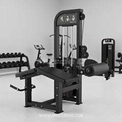 Excel Prone Leg Curl - Muscle D Fitness - Selectorized Hamstring Curl