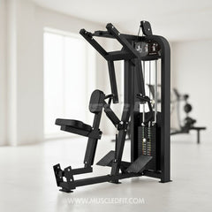Excel Seated Row - Muscle D Fitness - Selectorized Back Row - Gas Shock Assisted Adjustments