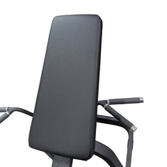 Muscle D Fitness Excel T-Bar Row machine, plate-loaded commercial gym equipment with T-bar and weight plates for strength training.