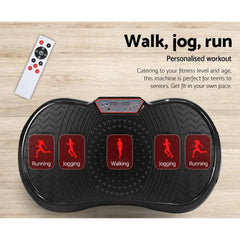 Trustymall Everfit vibration platform body shaper with round black plate for home gym and fitness workouts.