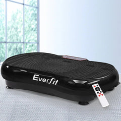 Trustymall Everfit vibration platform body shaper with round black plate for home gym fitness and muscle toning exercises.