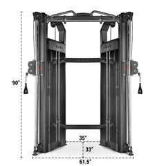 FT-9040 Functional Trainer With Dual 230 lb Weight Stacks by XMARK
