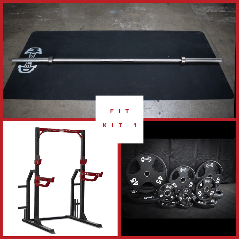 Compact Half Cage Complete Weight Kit by Muscle D Fitness