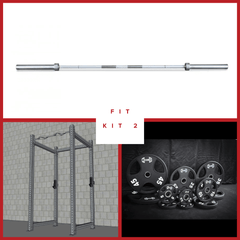 Muscle D Fitness TGrip Commercial 4 Post Rack with 3x3 steel frame, multi-grip pull-up bar, and sandwich style J-hooks.