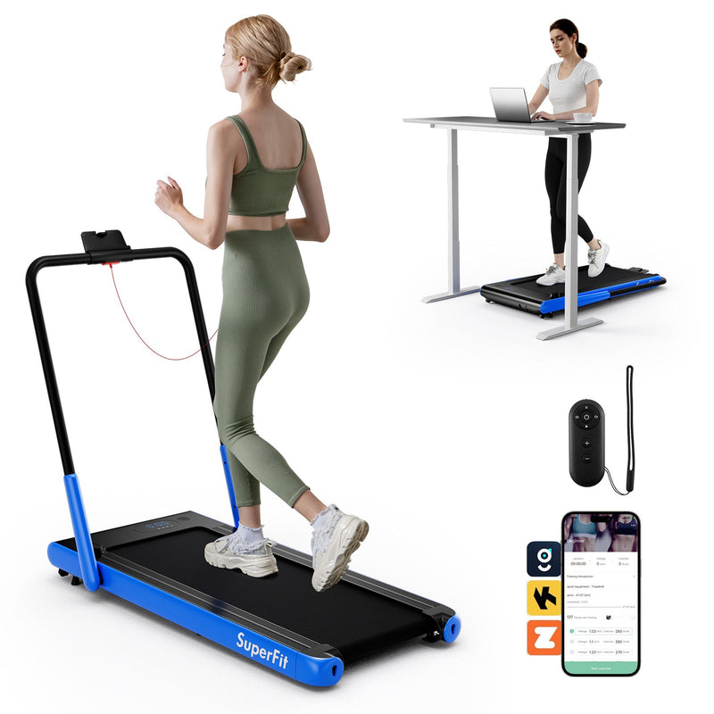 SP38206US-NY 3-in-1 3HP Folding Treadmill by:DirectDeals